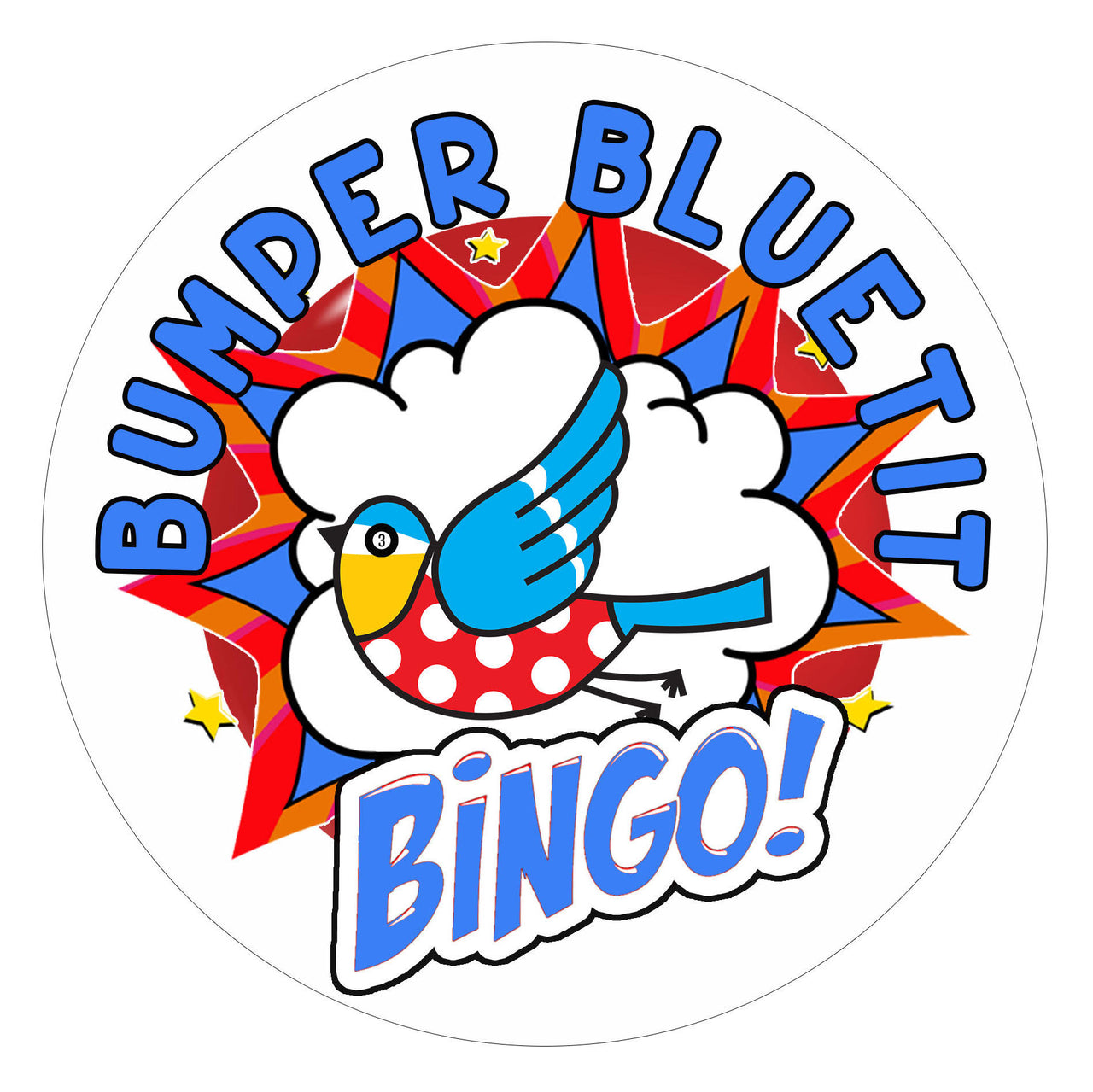 2023 - Replacement Patch & Badge - Bumper Bluetit Bingo