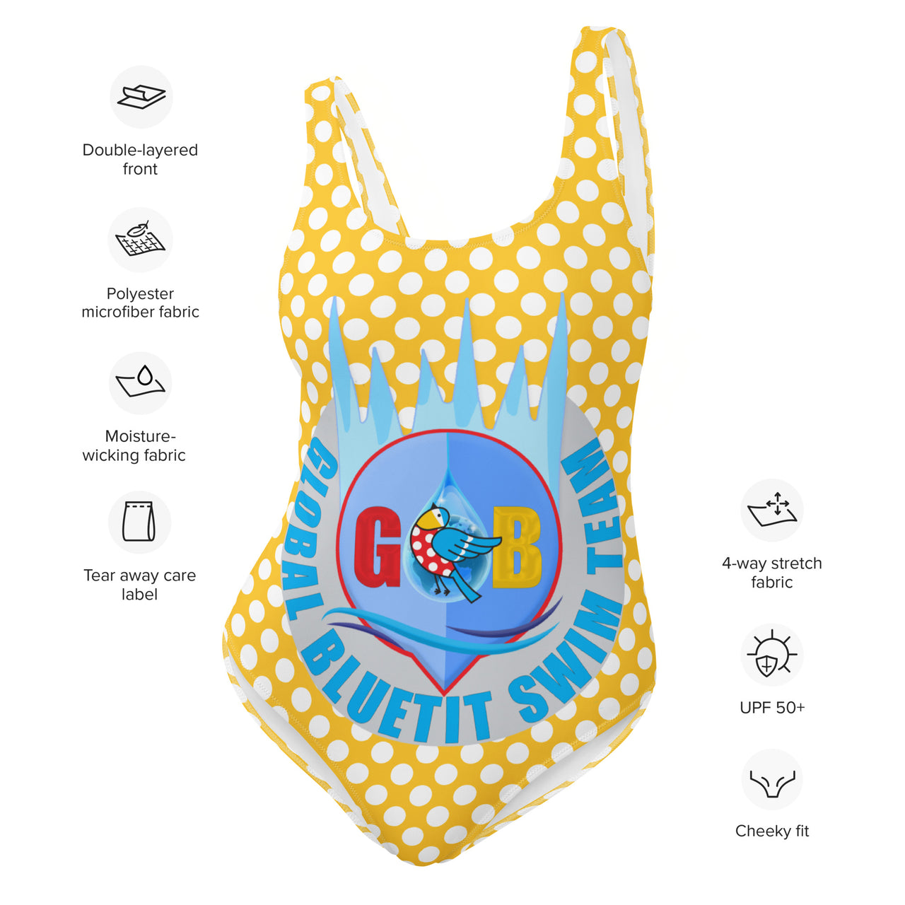 Global Bluetit Swim Team Kit - Swimsuit - Yellow
