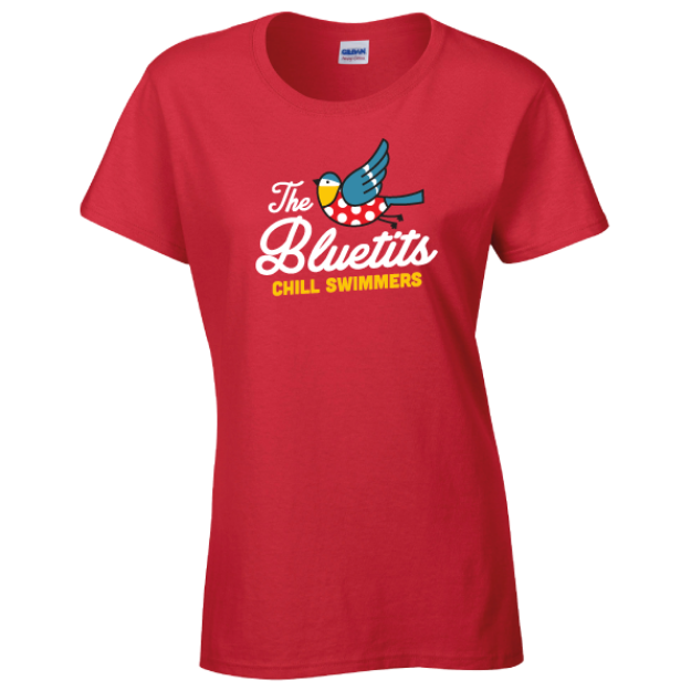The Bluetits Large Logo Ladies Fit T-Shirt