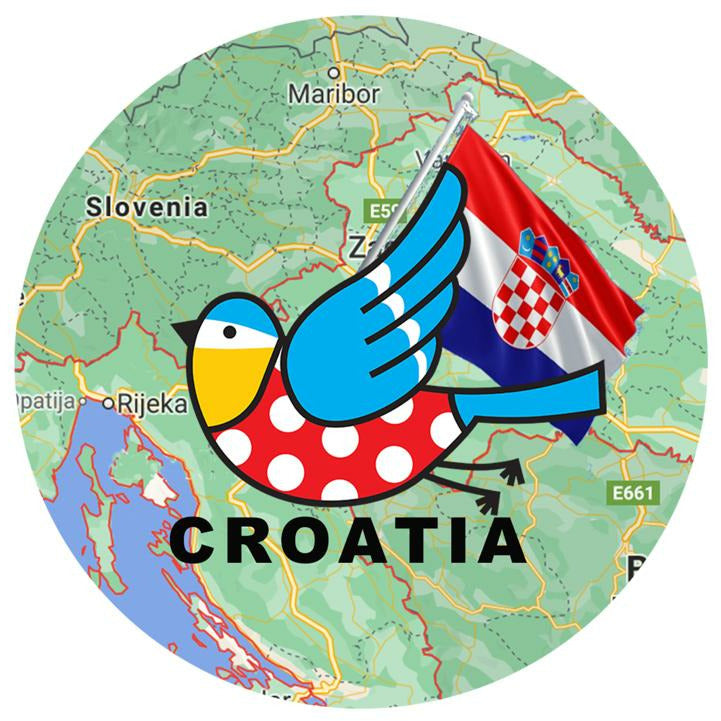 Croatian Bluetit Badge