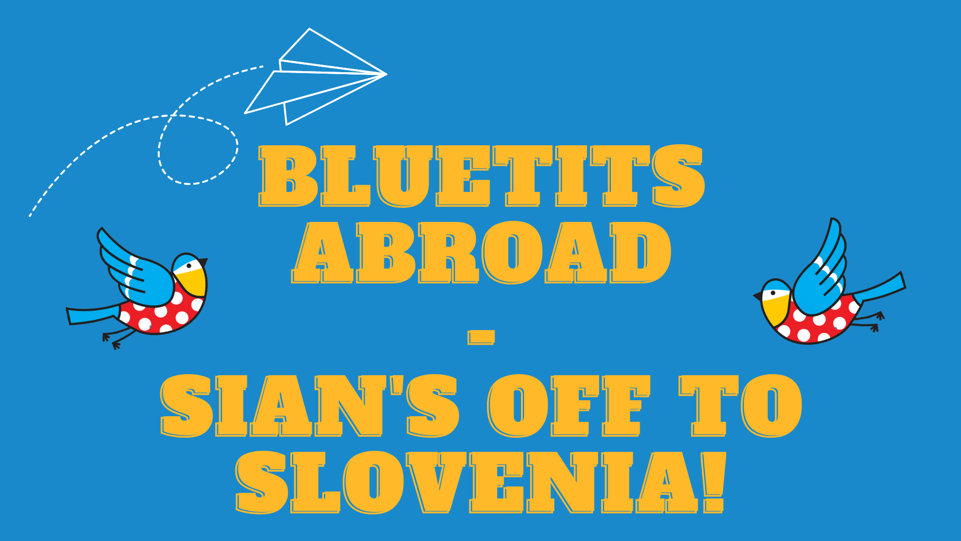 Bluetits Abroad - Sian's Off To Slovenia!