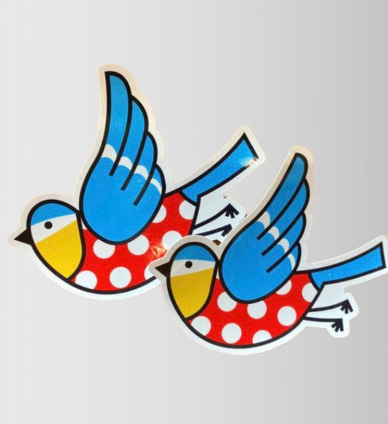 Bluetit Static Window Cling (2 pack)