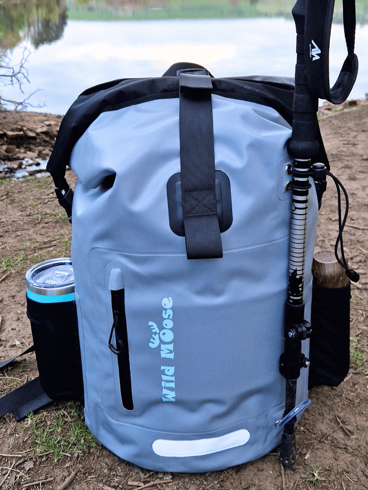 Caribou waterproof backpack     45L - pebble grey