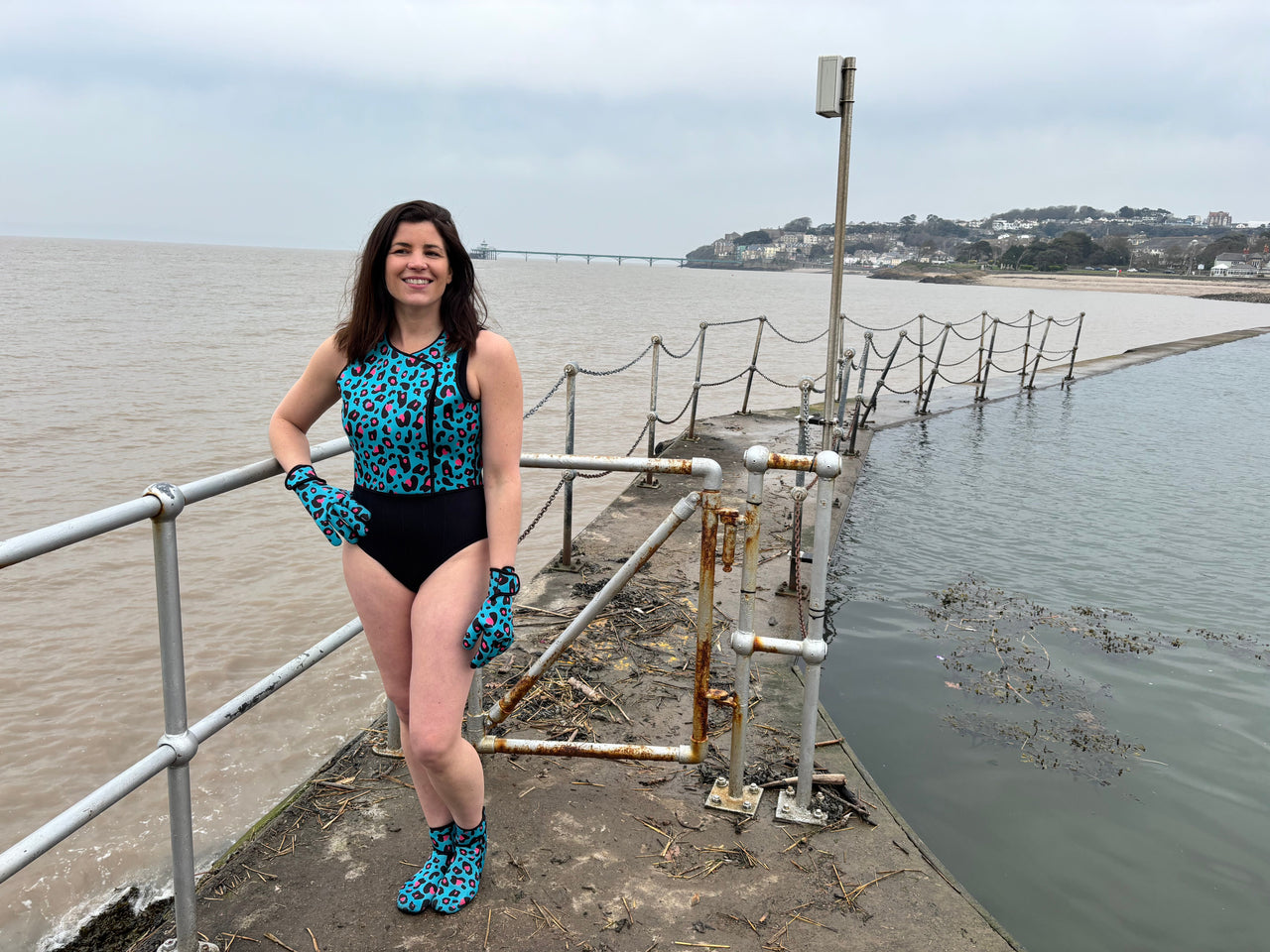 YULEX body warmer; Leopard