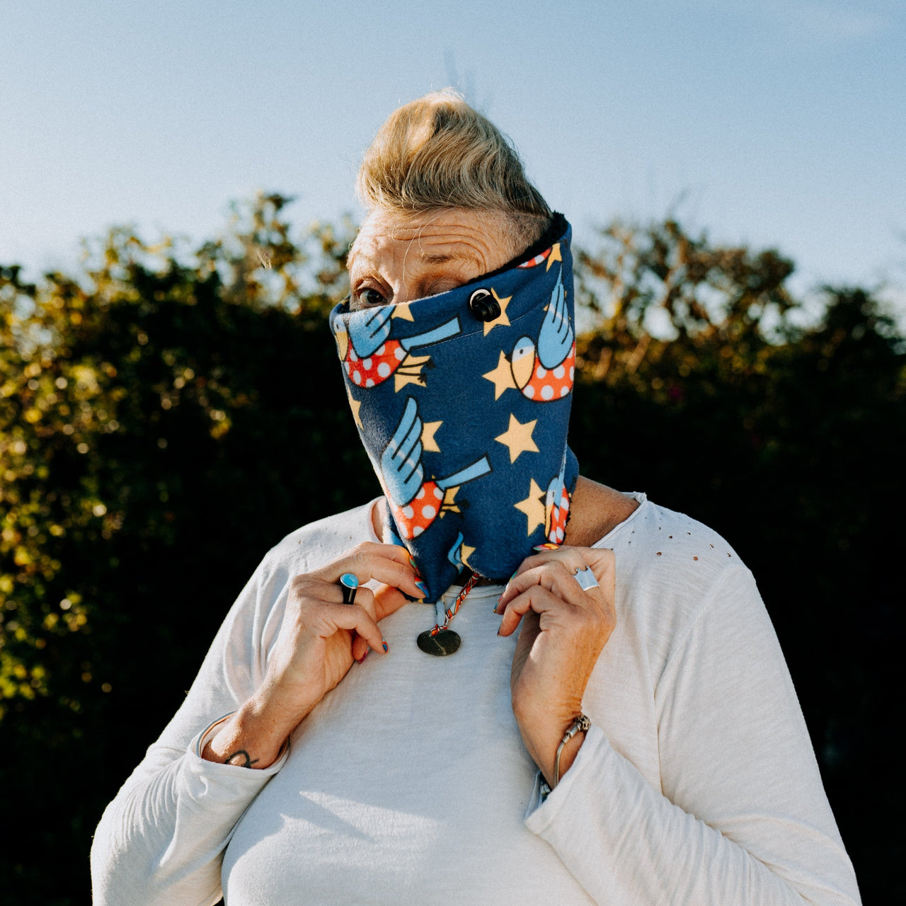 The Bluetit Starry Snood