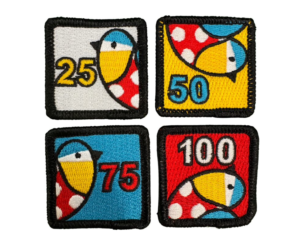 Mini Square Achievement Patches