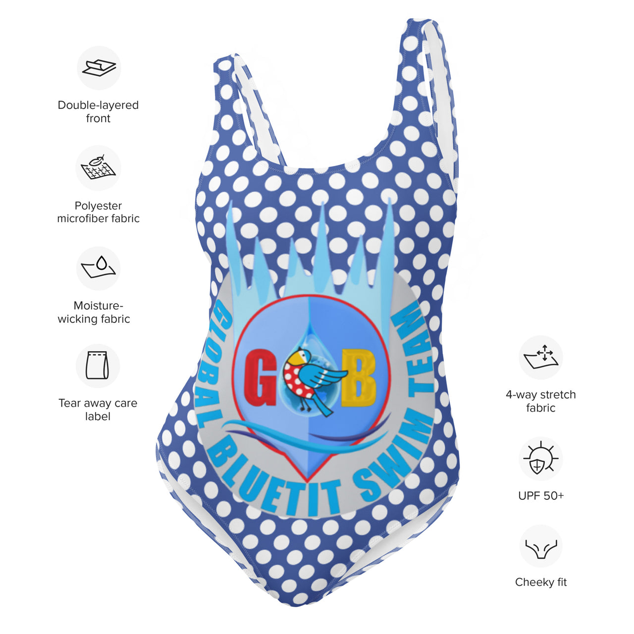 Global Bluetit Swim Team Kit - Swimsuit - Blue