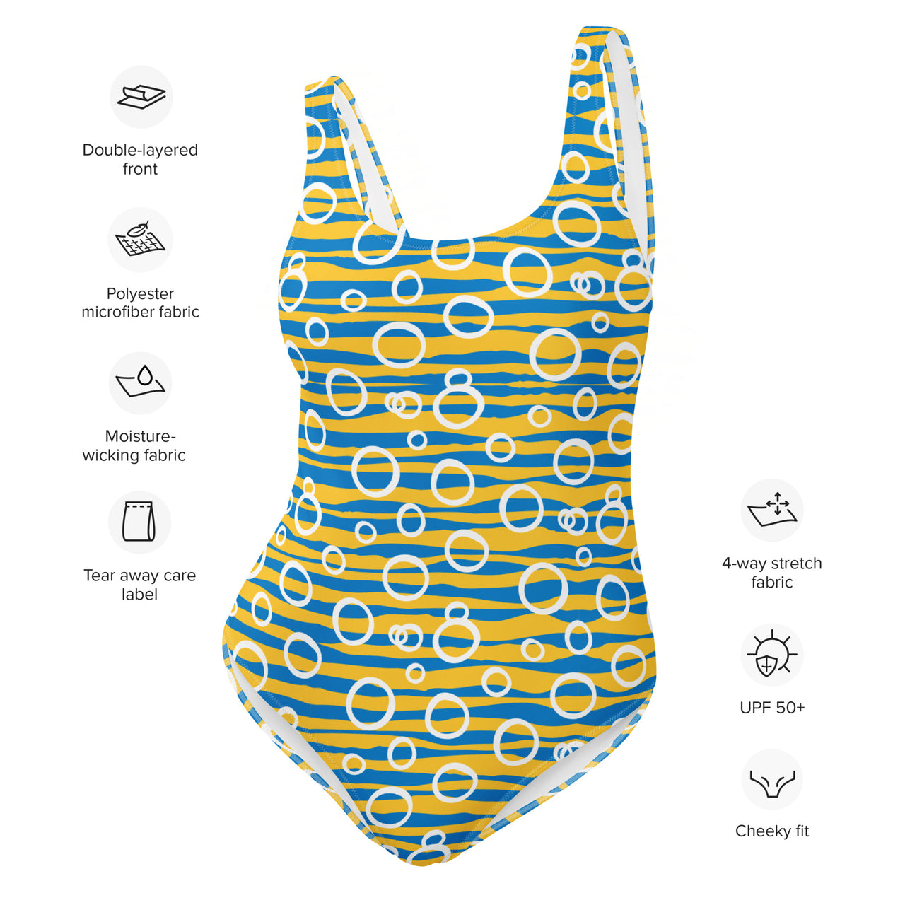 Bluetit Swimsuit - Bubbles