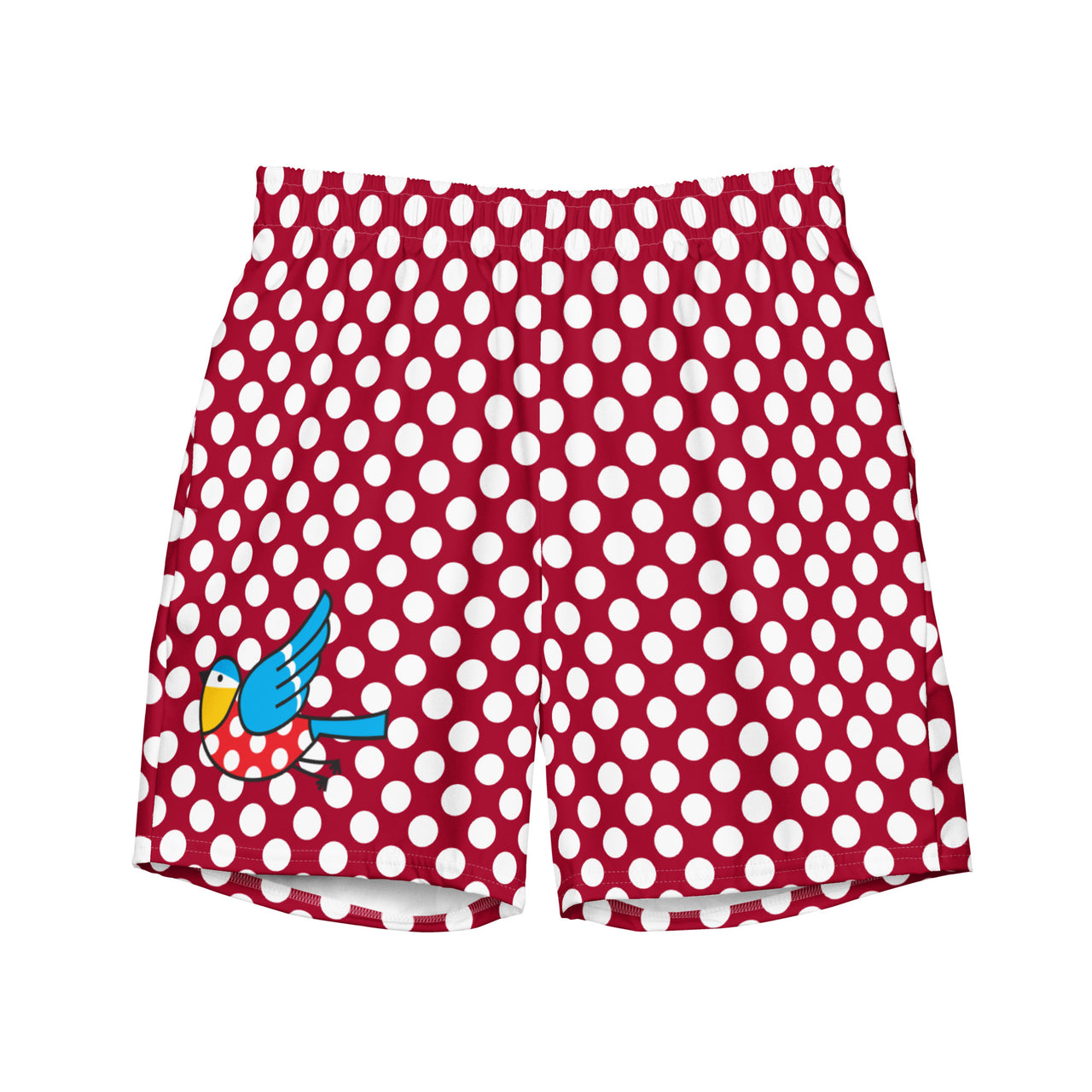 Men's Fit Recycled Swim Trunks - Red
