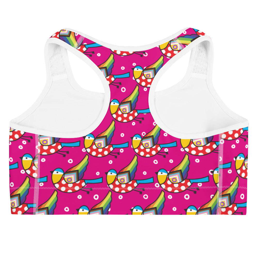 Pink Pride Bluetit Swim Top