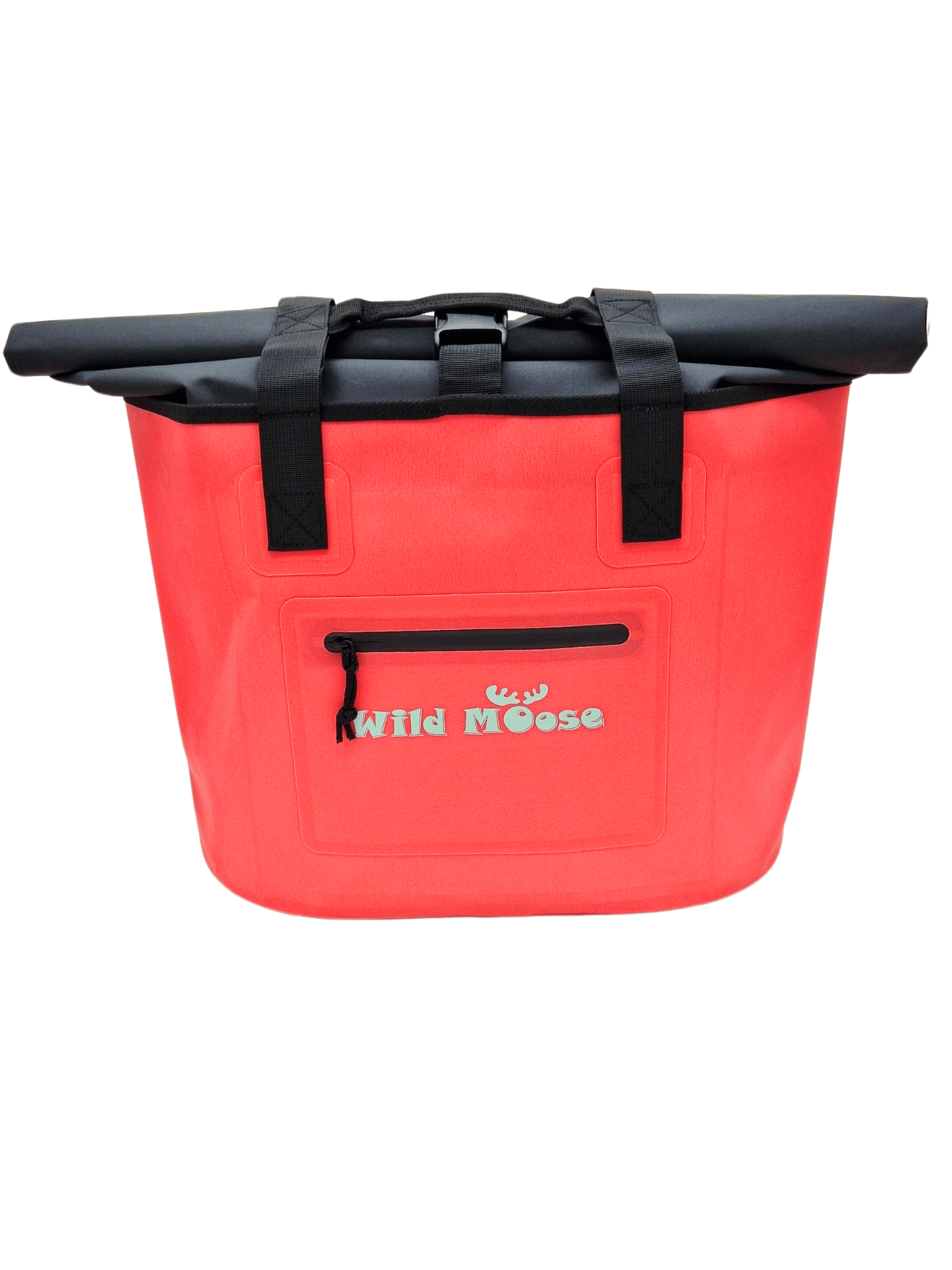 product shot of a coral coloured Wild Moose tote bag