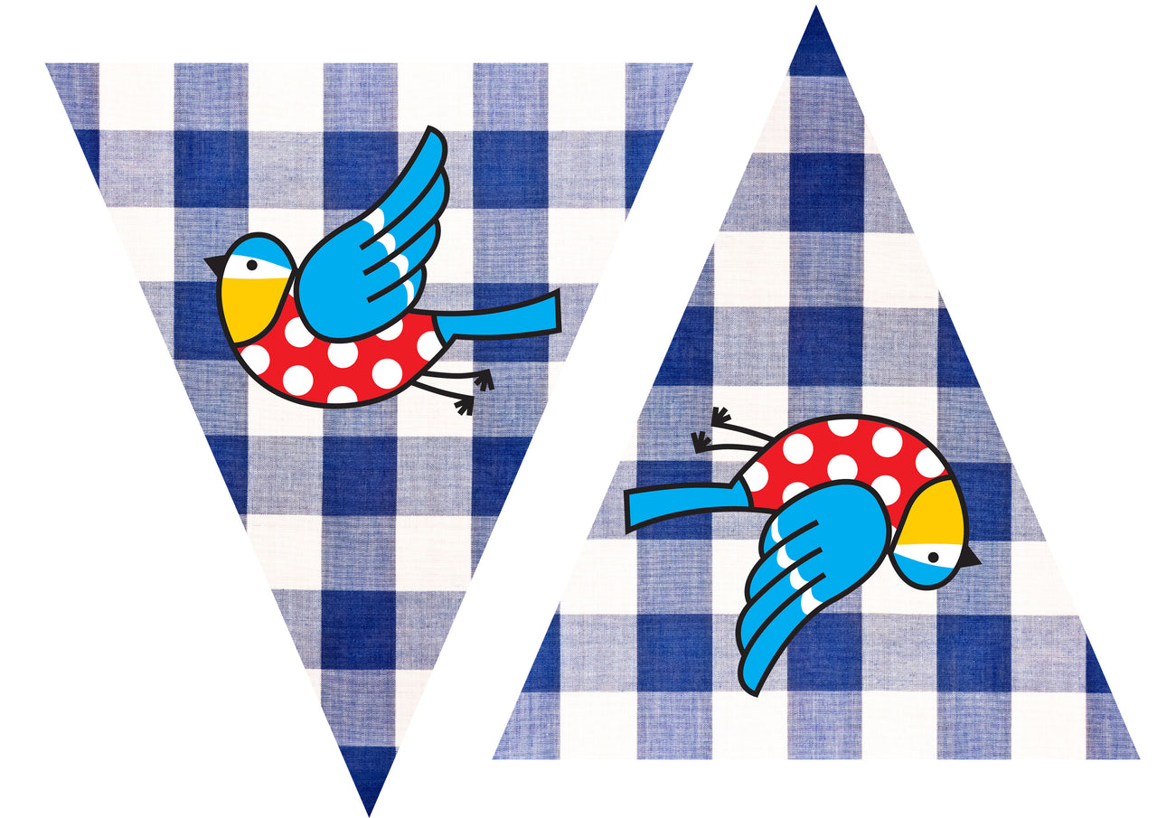 Bluetit - Print Your Own - Paper Flags