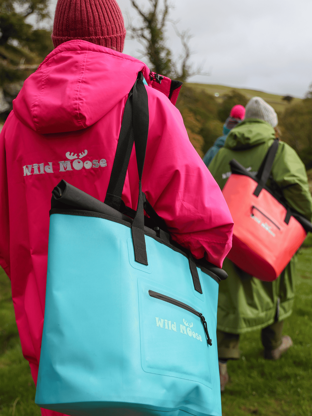 Caribou tote bag - bahaman blue