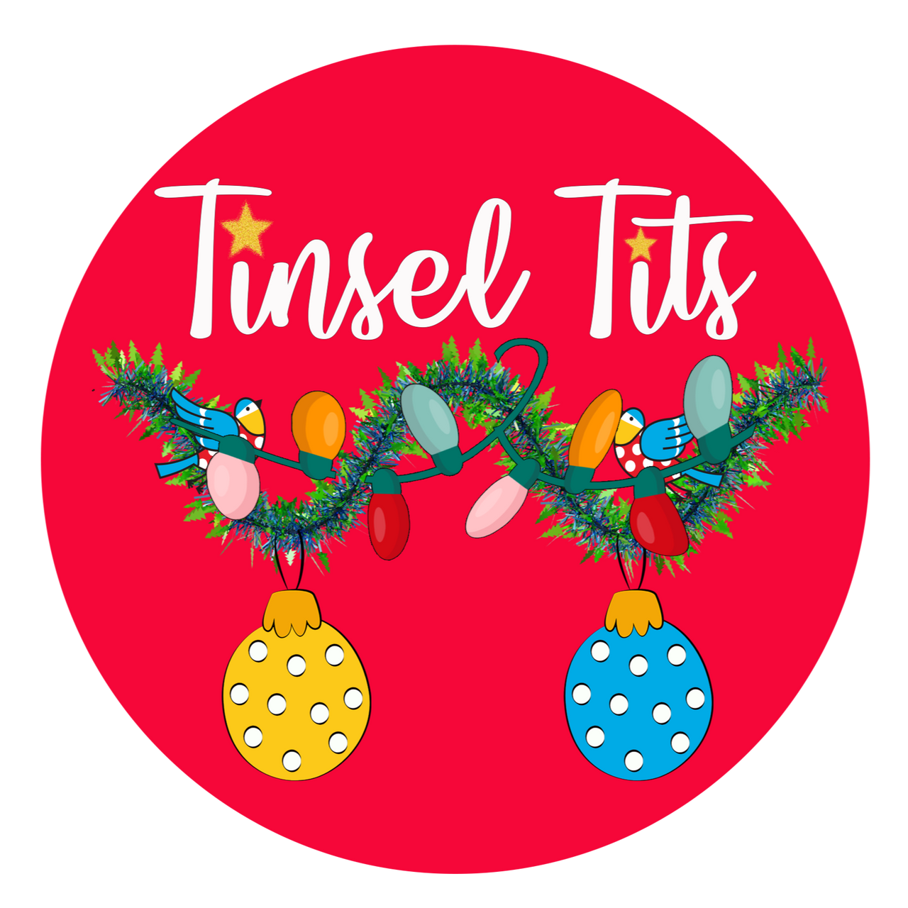 Tinsel Tits Badge (new design!)