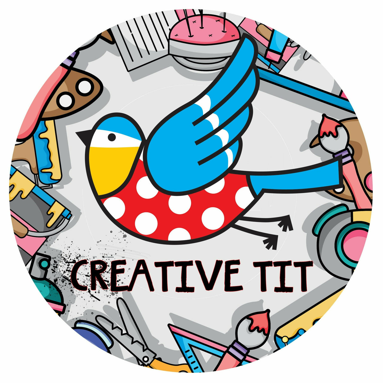 Creative Tit Badge