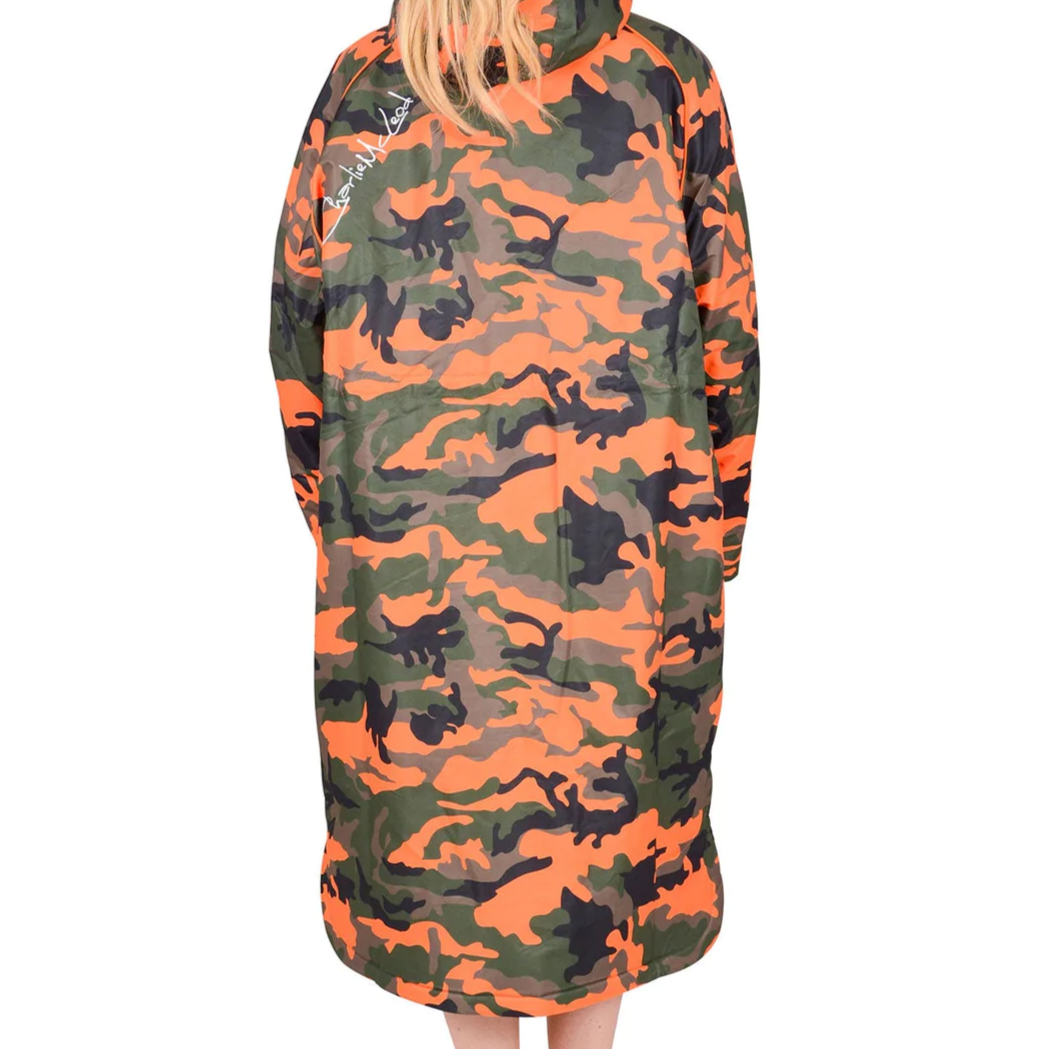 The Bluetits Eco Sports Cloak – Long Sleeve Camo Orange