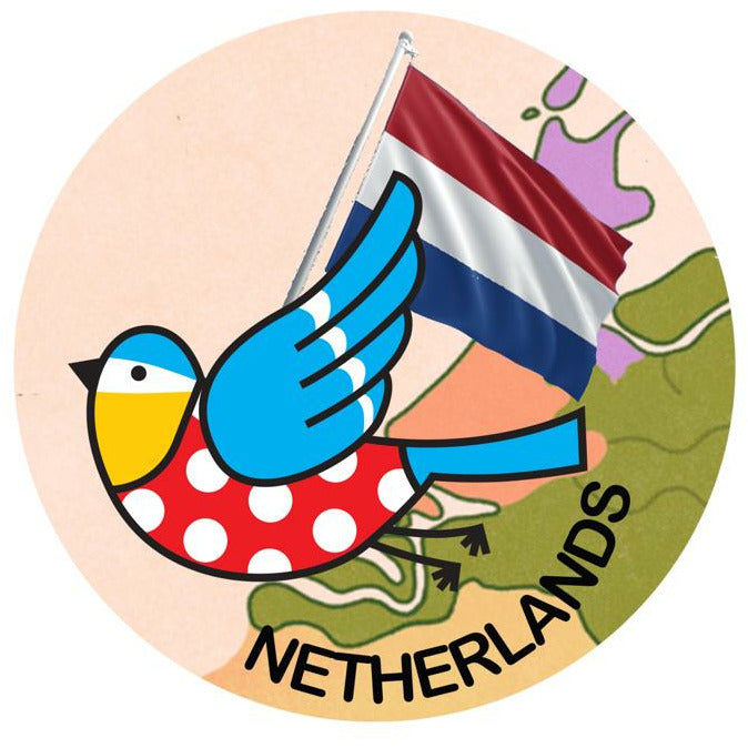 Netherlands Bluetit Badge