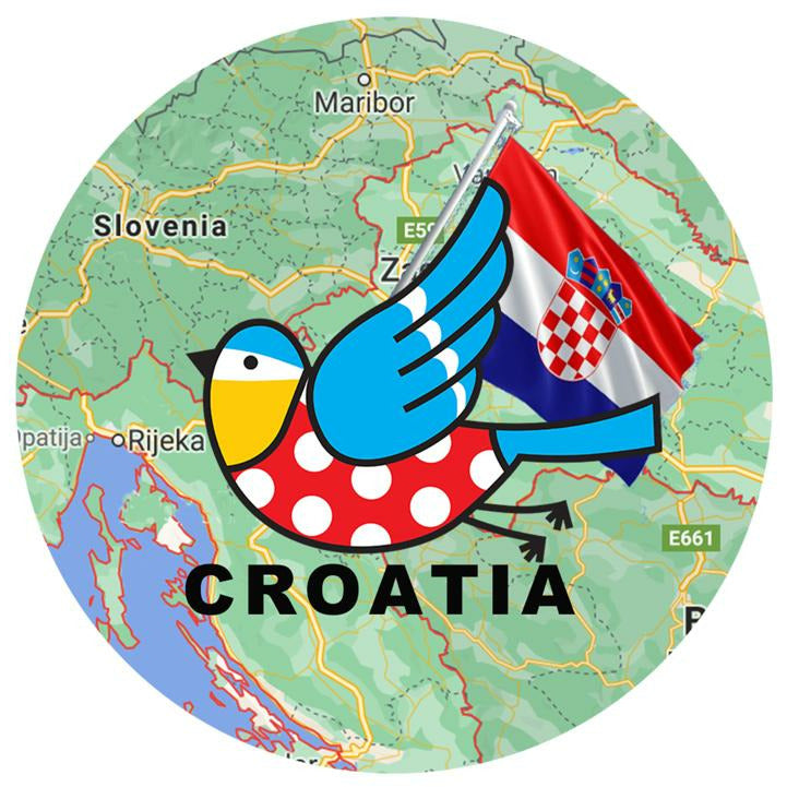 Croatian Bluetit Badge (Discontinued)