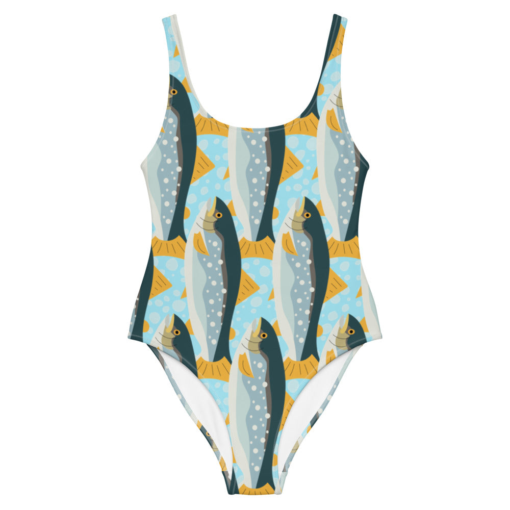 Vertical Fish Swimsuit