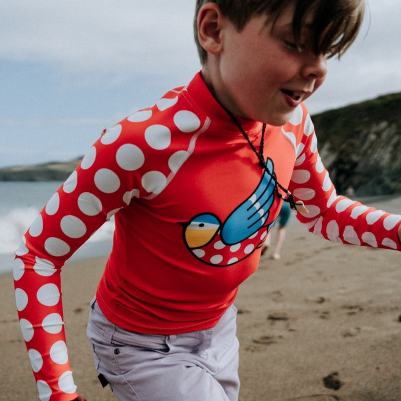 The Bluetits Teen Rash Vest