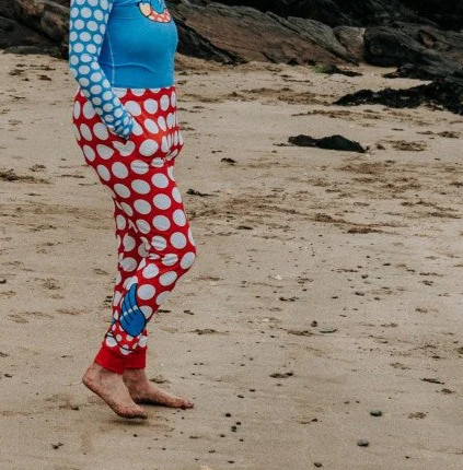 The Bluetits Joggers - Red Spots