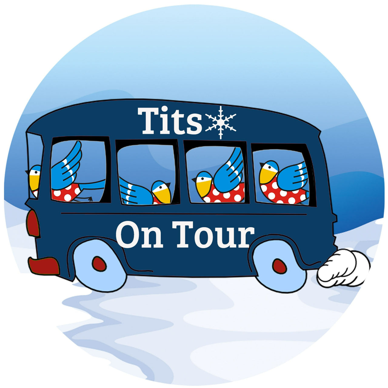 Tits On Tour Winter Badge