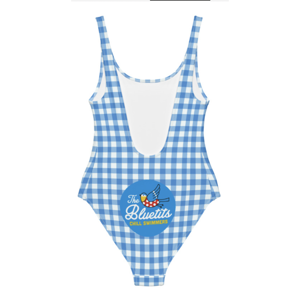 The Bluetits Blue Gingham Swimsuit