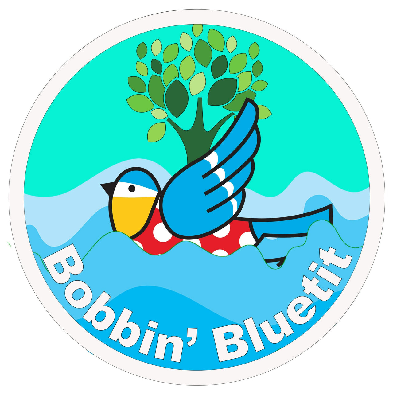 Bobbin' Bluetit Badge