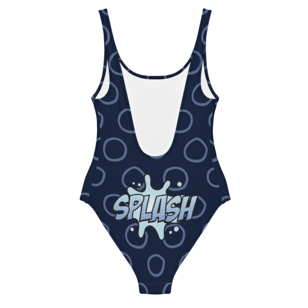 SPLASH! Navy Print Swimsuit